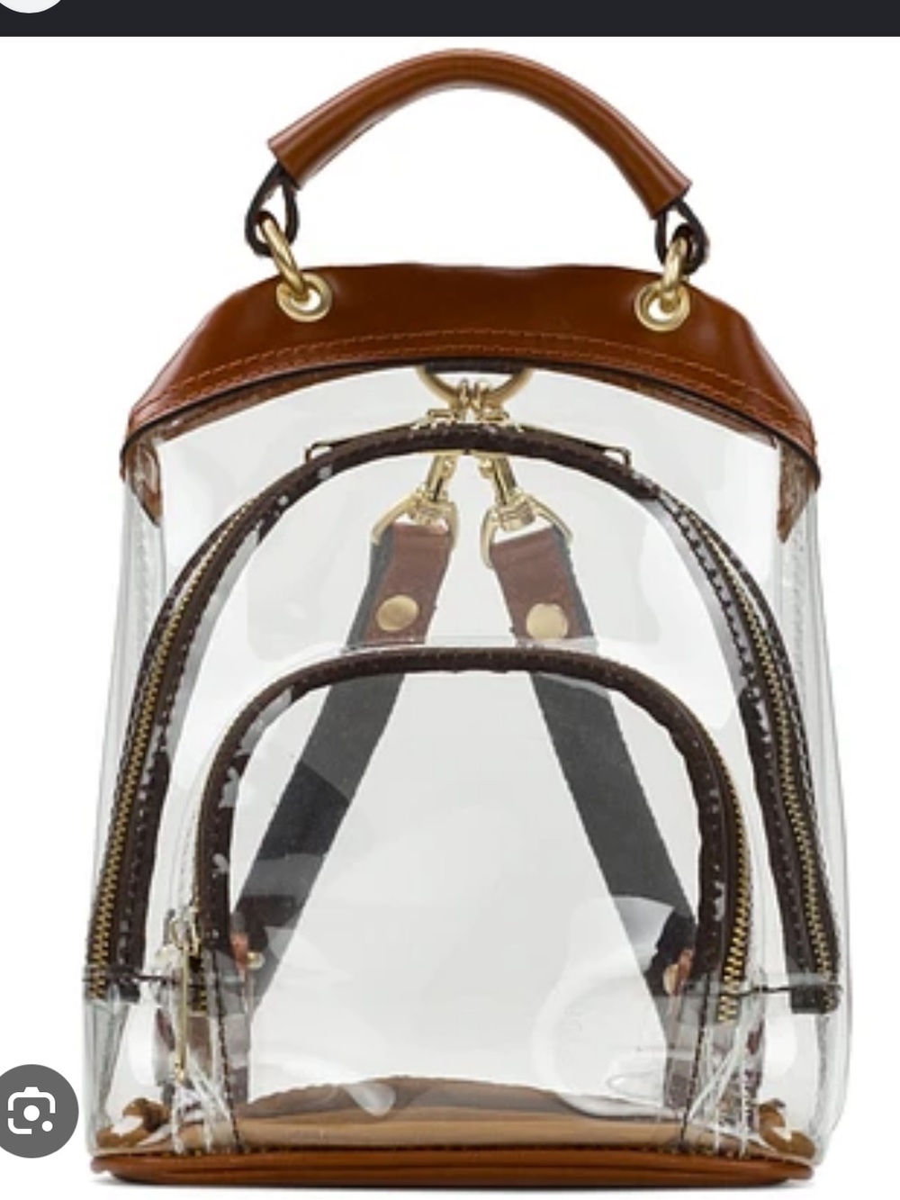 Patricia Nash Alatra small clear backpack